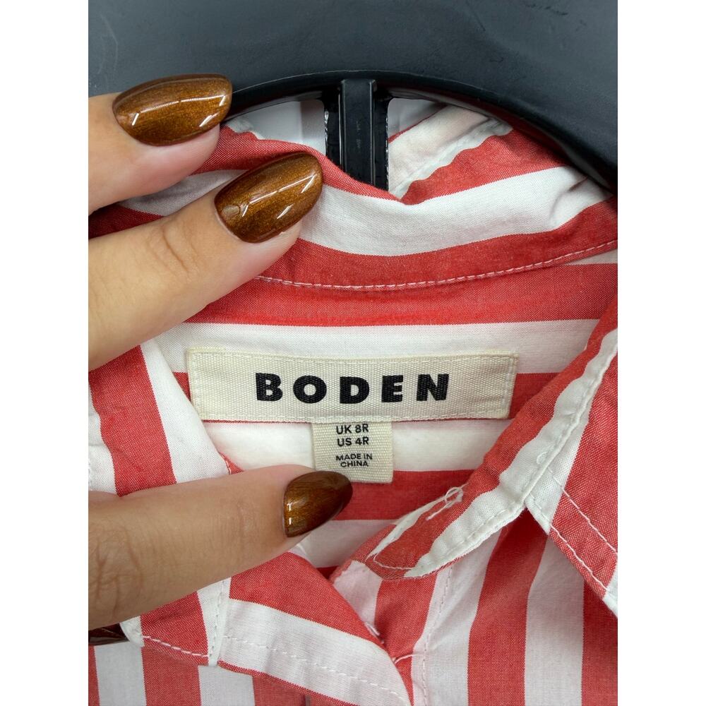 Boden Sienna Cotton Shirt Striped - Picture 8 of 9